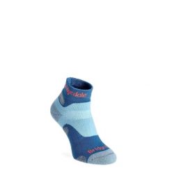 Skarpety turystyczne damskie Bridgedale Hike Midweight Performance Ankle. Niebieskie skarpetki Scarpa, bez wzorów. Za 104.99 zł.