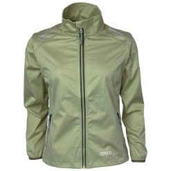 Damska wodoodporna kurtka softshell Pro-X Elements Hellen. Zielone kurtki PRO-X ELEMENTS, bez wzorów, z softshellu, bez kaptura. Za 444.50 zł.
