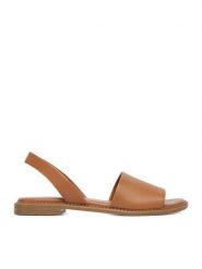 Lasocki Sandały CEO-EST-AFIONA-17 Brązowy. Brązowe sandały Lasocki, bez wzorów, ze skóry, bez obcasa, na płaskiej podeszwie, bez zapięcia. Za 139.99 zł.