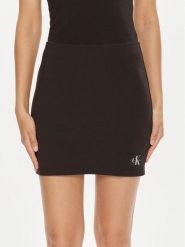 Calvin Klein Jeans Spódnica mini Milano J20J223608 Czarny Slim Fit. Czarne spódnice Calvin Klein Jeans, xs, bez wzorów, z jeansu, mini. Za 189.99 zł.