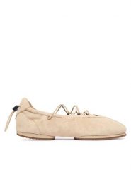 Polo Ralph Lauren Baleriny Stilllife 804P04927001 Beżowy. Brązowe baleriny Polo Ralph Lauren, bez wzorów, ze skóry, bez obcasa, bez zapięcia. Za 859.99 zł.