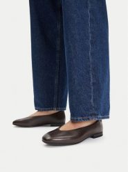 Lasocki Baleriny CEO-RST-ROMI-67 Brązowy ciemny. Brązowe baleriny Lasocki, bez wzorów, ze skóry, bez obcasa, bez zapięcia. Za 159.99 zł.