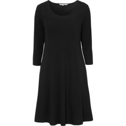 Cellbes Dżersejowa sukienka ze wzorem Czarny female czarny 46/48. Czarne sukienki Cellbes, na co dzień, bez wzorów, z dżerseju, eleganckie, bez kołnierzyka, bez ramiączek. Za 149.00 zł.