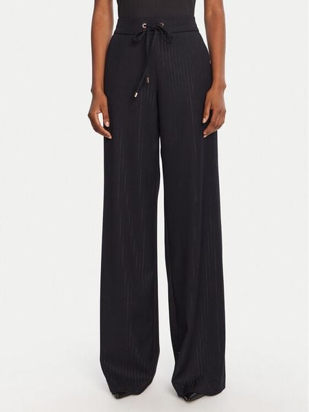 Lola Casademunt by Maite Spodnie materiałowe MF2514001 Granatowy Wide Leg. Niebieskie spodnie materiałowe Lola Casademunt by Maite, bez wzorów, z materiału. Za 659.99 zł.