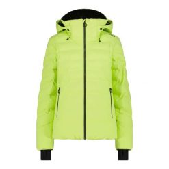 Kurtka narciarska damska CMP 34W4006. Żółte kurtki narciarskie CMP, na zimę, s, bez wzorów, z materiału, bez kaptura, narciarskie. Za 739.99 zł.