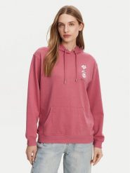 Roxy Bluza ERJFT04952 Różowy Regular Fit. Czerwone bluzy Roxy, l, bez wzorów, z bawełny, bez kaptura. Za 179.99 zł.