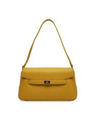 Elisabetta Franchi Torebka BS01A51E2 DC6 Żółty. Żółte torebki klasyczne Elisabetta Franchi, bez wzorów, ze skóry, bez dodatków. Za 1,599.00 zł.