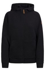 Trespass Lillie - damska bluza z kapturem z zamkiem, granatowa. Niebieskie bluzy 2117 OF SWEDEN, na jesień, xxl, z aplikacjami, z materiału, klasyczne, bez ramiączek, z kapturem. Za 217.70 zł.
