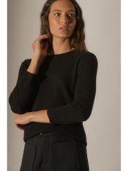 Perfect Cashmere Kaszmirowy sweter "Vanessa" w kolorze czarnym rozmiar: XL. Czarne swetry Perfect Cashmere, xl, bez wzorów, z kaszmiru, bez ramiączek. Za 260.35 zł.