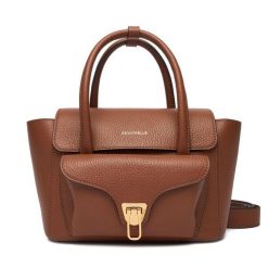 Torebka Coccinelle. Brązowe torebki klasyczne Coccinelle, bez wzorów, klasyczne, bez dodatków. Za 1,499.00 zł.