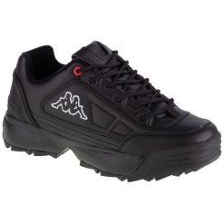 Buty Kappa Rave Nc W 242782-1111 czarne. Czarne buty treningowe bez wzorów, z materiału, bez zapięcia. Za 295.10 zł.