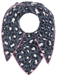 Zwillingsherz Chusta trójkątna w kolorze granatowo-czarnym z dodatkiem wełny - 200 x 100 cm rozmiar: onesize. Czarne chusty Zwillingsherz, bez wzorów, z materiału. Za 184.02 zł.