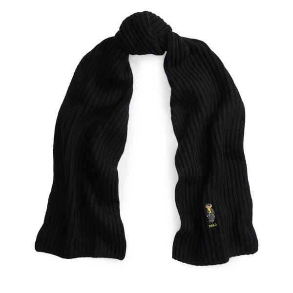 Szalik Polo Ralph Lauren. Czarne szaliki i kominy Polo Ralph Lauren, bez wzorów. Za 569.99 zł.