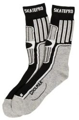 Odzież Skarpety unisex SkatePro Coolmax Inline Skarpety 2-Pak - Czarny - 40-42. Biała skarpetki SKATEPRO, bez wzorów, z bawełny. Za 124.99 zł.