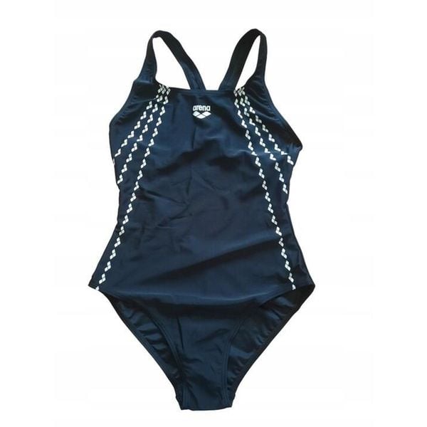 Strój kąpielowy jednoczęściowy damski na basen Arena Rising Sun. Niebieskie stroje jednoczęściowe Arena, bez wzorów, sportowe. Za 59.00 zł.