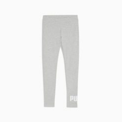 Legginsy damskie Puma ESS LOGO szare 68832904 r XS. Szare legginsy Puma, bez wzorów, z bawełny, klasyczne. Za 92.08 zł.