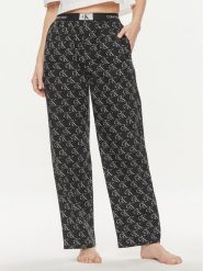 Calvin Klein Underwear Spodnie piżamowe 000QS6973E Czarny Relaxed Fit. Czarne piżamy Calvin Klein Underwear, l, bez wzorów, z bawełny, bez kołnierzyka, bez ramiączek. Za 149.99 zł.