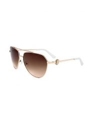 Guess Damskie okulary przeciwsłoneczne w kolorze złotym rozmiar: 62. Żółte okulary przeciwsłoneczne Guess, z aplikacjami, z tworzywa sztucznego, metalowe. Za 194.95 zł.