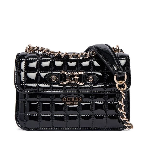 Torebka Guess. Czarne kopertówki Guess, z aplikacjami, wizytowe, bez dodatków. Za 329.99 zł.