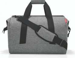 Torba Allrounder L Twist Silver. Szare torby podróżne Reisenthel, bez wzorów. Za 259.00 zł.