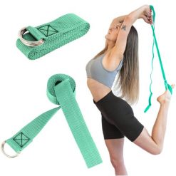 Fit.me Pasek do jogi Miętowy. Niebieskie paski FIT.ME, bez wzorów, sportowe. Za 34.99 zł.