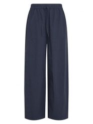 MOSS COPENHAGEN Spodnie w kolorze granatowym rozmiar: S/M. Niebieskie spodnie materiałowe Moss Copenhagen, bez wzorów, z materiału. Za 184.95 zł.