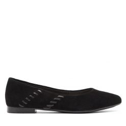 Baleriny Lasocki. Czarne baleriny Lasocki, bez wzorów, bez obcasa, bez zapięcia. Za 129.99 zł.