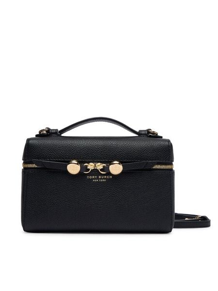 Tory Burch Torebka 178948 Czarny. Czarne listonoszki Tory Burch, bez wzorów, ze skóry, bez dodatków. Za 1,659.00 zł.