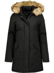 ANAPURNA Parka "Dinastiana" w kolorze czarnym rozmiar: L. Czarne płaszcze ANAPURNA, l, bez wzorów, klasyczne, bez kaptura. Za 193.24 zł.