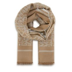 Chusta Elisabetta Franchi. Brązowe chusty Elisabetta Franchi, bez wzorów. Za 649.99 zł.