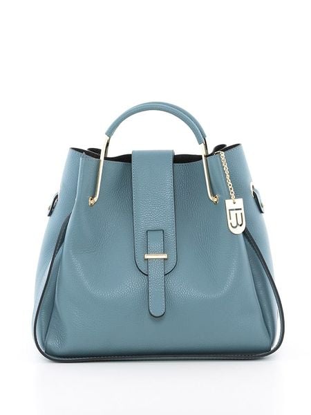 Lucca Baldi Skórzana torebka "Vinci" w kolorze błękitnym - 33 x 28 x 13 cm rozmiar: onesize. Niebieskie torebki klasyczne Lucca Baldi, bez wzorów, z materiału, przez ramię, bez dodatków. Za 304.99 zł.