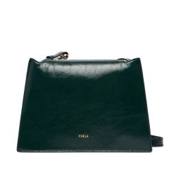 Torebka Furla. Zielone listonoszki Furla, bez wzorów, bez dodatków. Za 1,649.00 zł.