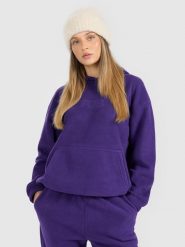 4F Polar oversize z kapturem damski - fioletowy XXL. Fioletowe bluzy z polaru 4f, xxl, bez wzorów, z polaru, trekkingowe. Za 179.99 zł.