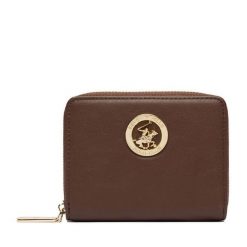 Portfel Beverly Hills Polo Club. Brązowe portfele Beverly Hills Polo Club, bez wzorów. Za 69.99 zł.