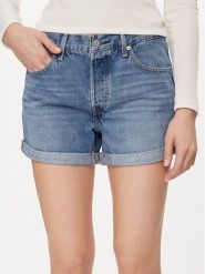 Levi's® Szorty jeansowe 501® Rolled 29961-0035 Niebieski Relaxed Fit. Niebieskie szorty bez wzorów, z bawełny. Za 259.99 zł.