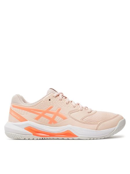 Asics Buty do tenisa Gel-Dedicate 8 1042A237 Różowy. Czerwone buty treningowe ASICS, bez wzorów, ze skóry, bez zapięcia, tenisowe. Za 281.99 zł.