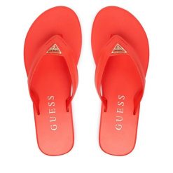 Japonki Guess. Czerwone japonki Guess, z aplikacjami. Za 260.99 zł.