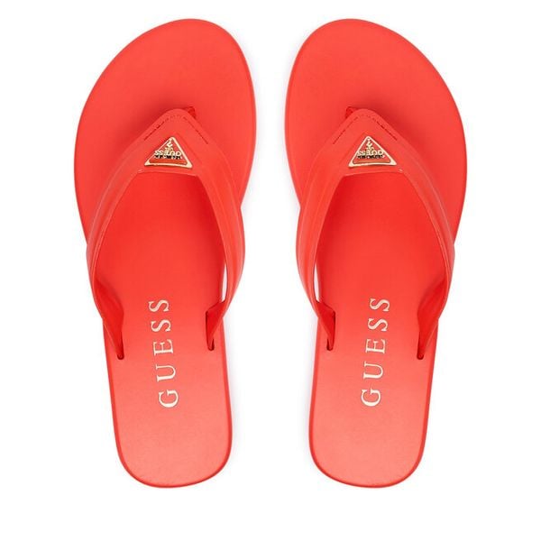 Japonki Guess. Czerwone japonki Guess, z aplikacjami. Za 260.99 zł.