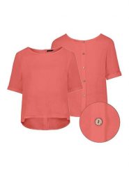 Eight2Nine Bluzka w kolorze czerwonym rozmiar: L/XL. Czerwone bluzki Eight2Nine, l, bez wzorów, bez kołnierzyka, bez ramiączek. Za 96.60 zł.
