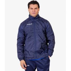 Niebieska kurtka przeciwdeszczowa Givova Rain Master. Niebieskie kurtki Givova, m, bez wzorów, z poliesteru, bez kaptura, na fitness i siłownię. Za 148.99 zł.