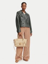 LOVE MOSCHINO Torebka JC4277PP0PKS0129 Kremowy. Białe torebki klasyczne Love Moschino, bez wzorów, ze skóry, bez dodatków. Za 1,029.00 zł.