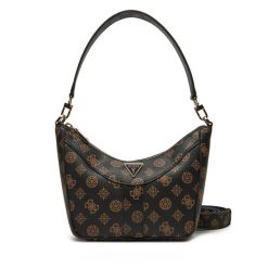 Torebka Guess. Brązowe torebki klasyczne Guess, z aplikacjami, klasyczne, bez dodatków. Za 299.99 zł.