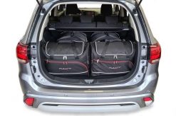 Torby Do Bagażnika Mitsubishi Outlander Phev 2014-2022 4Szt Kjust. Czarne torby podróżne KJUST, bez wzorów, z kauczuku. Za 1,236.00 zł.