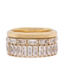 Pierścionek Guess. Żółte pierścionki Guess, złote. Za 349.99 zł.