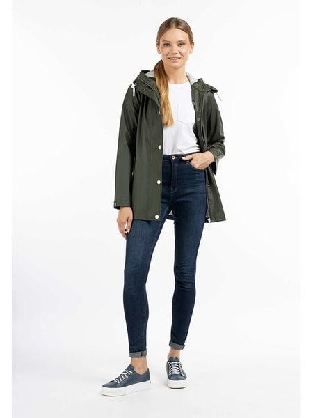 Schmuddelwedda Kurtka przeciwdeszczowa w kolorze khaki rozmiar: L. Brązowe kurtki przeciwdeszczowe Schmuddelwedda, l, bez wzorów, bez kaptura, outdoorowe. Za 259.13 zł.