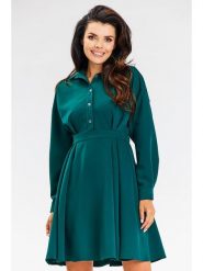 Awama Sukienka w kolorze morskim rozmiar: S. Niebieskie sukienki Awama, s, bez wzorów, bez kołnierzyka, bez ramiączek, mini. Za 180.49 zł.