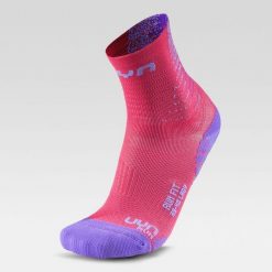 Skarpety do biegania damskie Uyn Run Fit Socks Coral. Czerwone skarpetki Uyn, bez wzorów. Za 69.99 zł.