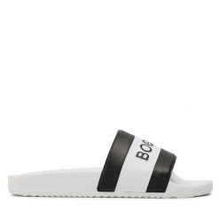 Klapki Bogner. Białe klapki Bogner, bez wzorów, bez obcasa, bez zapięcia. Za 219.99 zł.