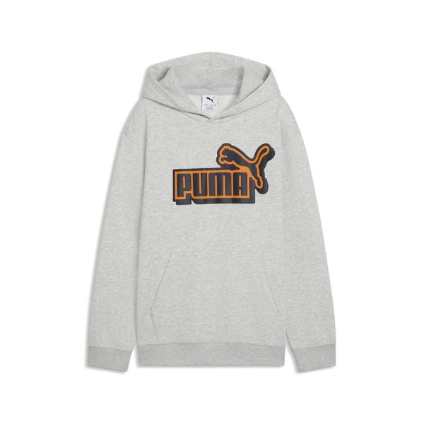 Młodzieżowa luźna bluza z kapturem Essentials Logo Lab PUMA. Szara bluzy z kapturem Puma, m, bez wzorów, z kapturem, do biegania. Za 199.00 zł.