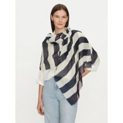 Szal LAUREN RALPH LAUREN. Niebieskie szaliki i kominy Lauren Ralph Lauren, bez wzorów. Za 379.99 zł.